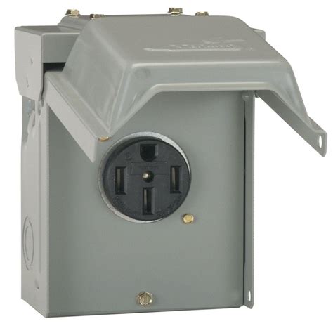 50 amp electrical box|50 amp receptacle home depot.